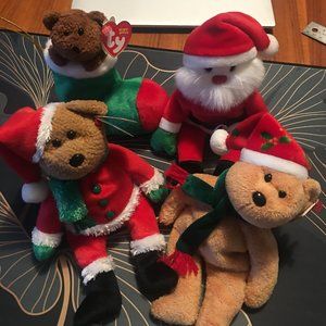 Christmas Beanie Babies - $20 for all or $5 each
